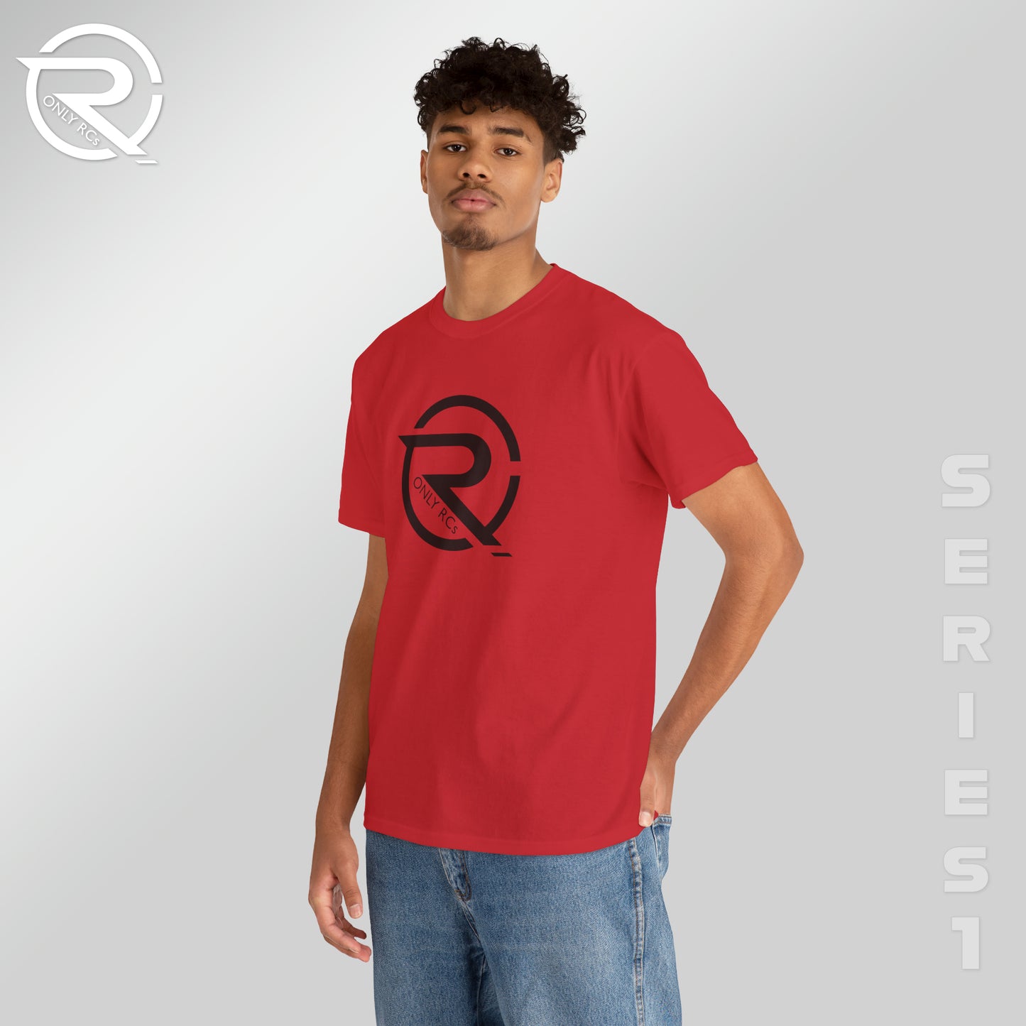 OnlyRCs - OnlyRCs Logo Front and Back Unisex Heavy Cotton Tee - Series 1