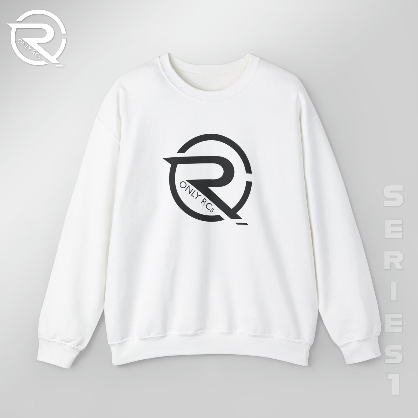 OnlyRCs - OnlyRCs Logo Front and Back Unisex Heavy Blend™ Crewneck Sweatshirt - Series 1