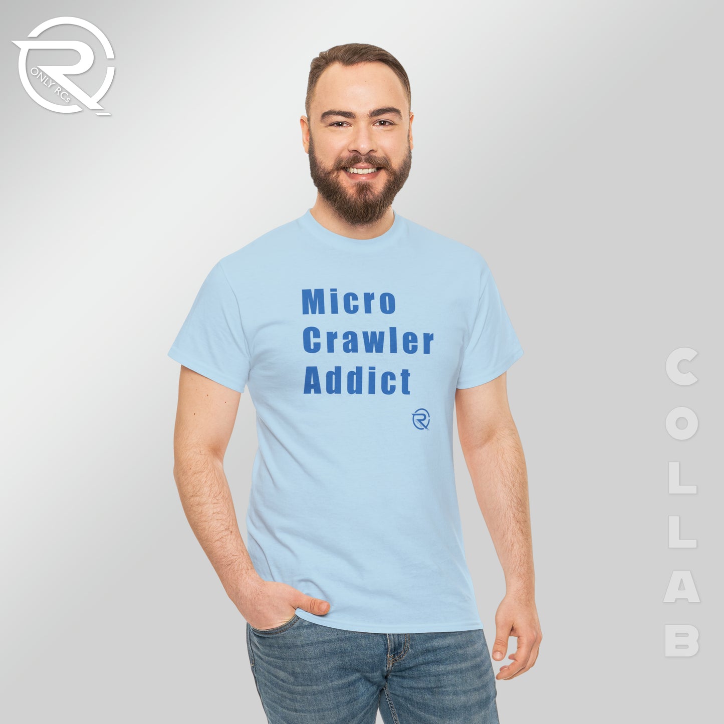 OnlyRCs - CK4RC Micro Crawler Addict Heavy Cotton Tee - Collaboration