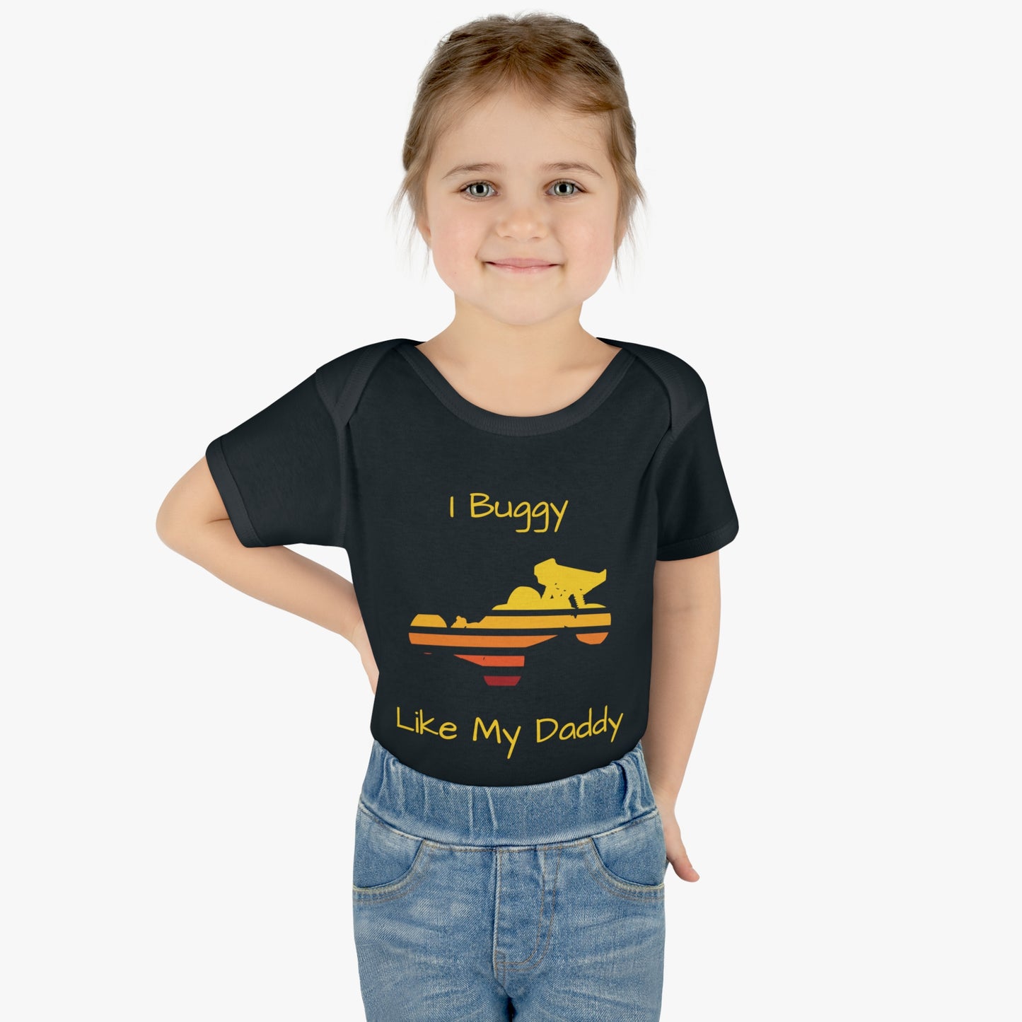 OnlyRCs - Buggy Like My Daddy Infant Baby Rib Bodysuit - Series 1