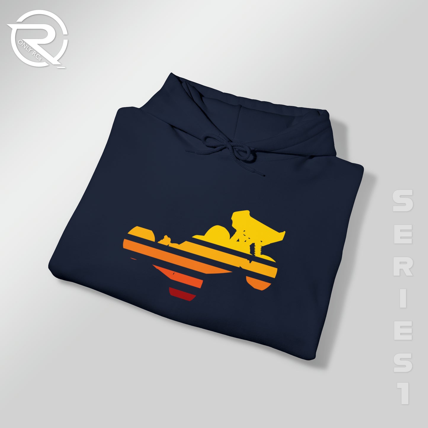 OnlyRCs - Sunset Fade Buggy Unisex Heavy Blend™ Hooded Sweatshirt - Series 1