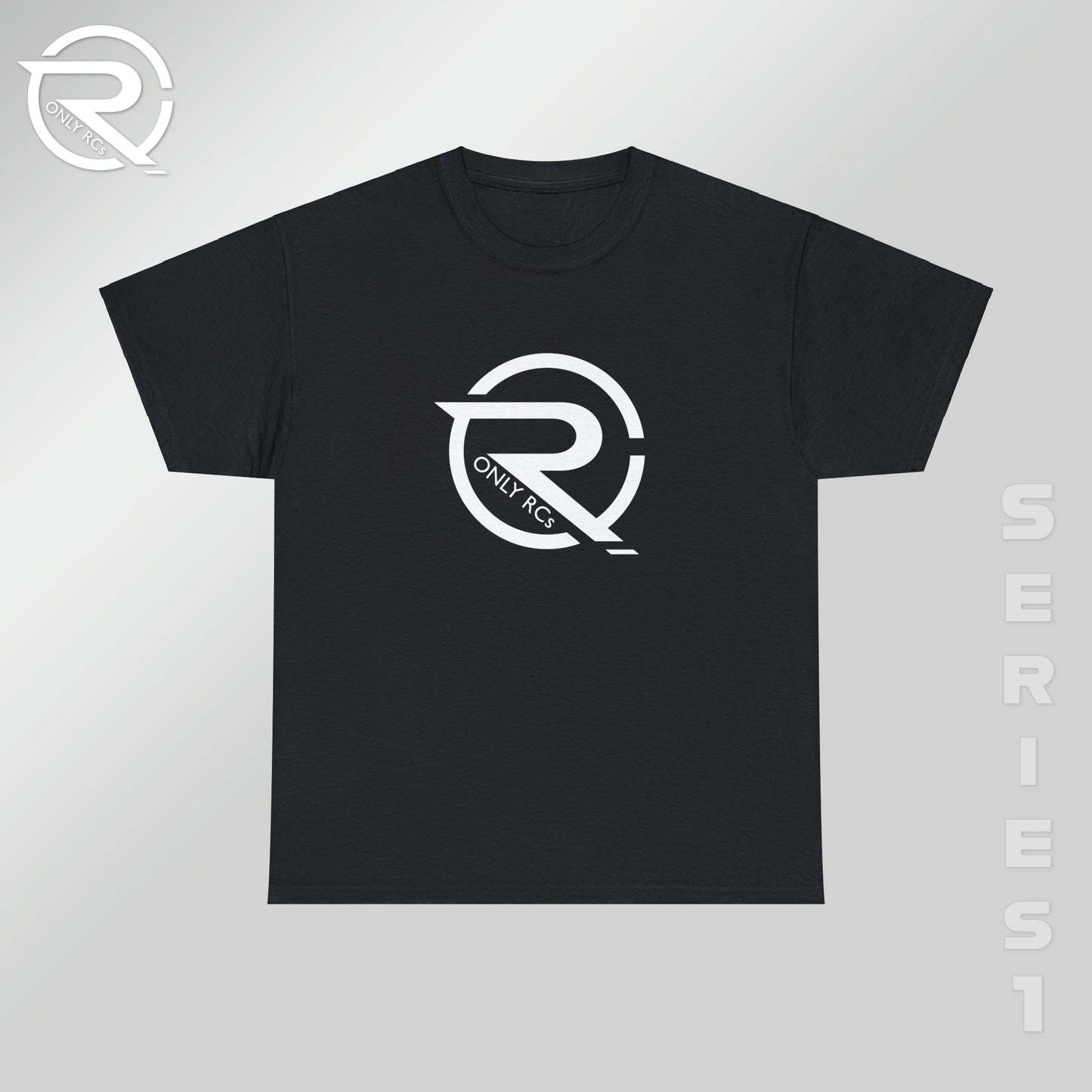 OnlyRCs - OnlyRCs Logo Front and Back Unisex Heavy Cotton Tee - Series 1