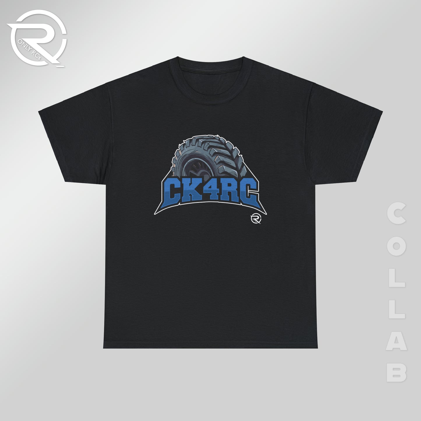 OnlyRCs - CK4RC Logo Heavy Cotton Tee - Collaboration