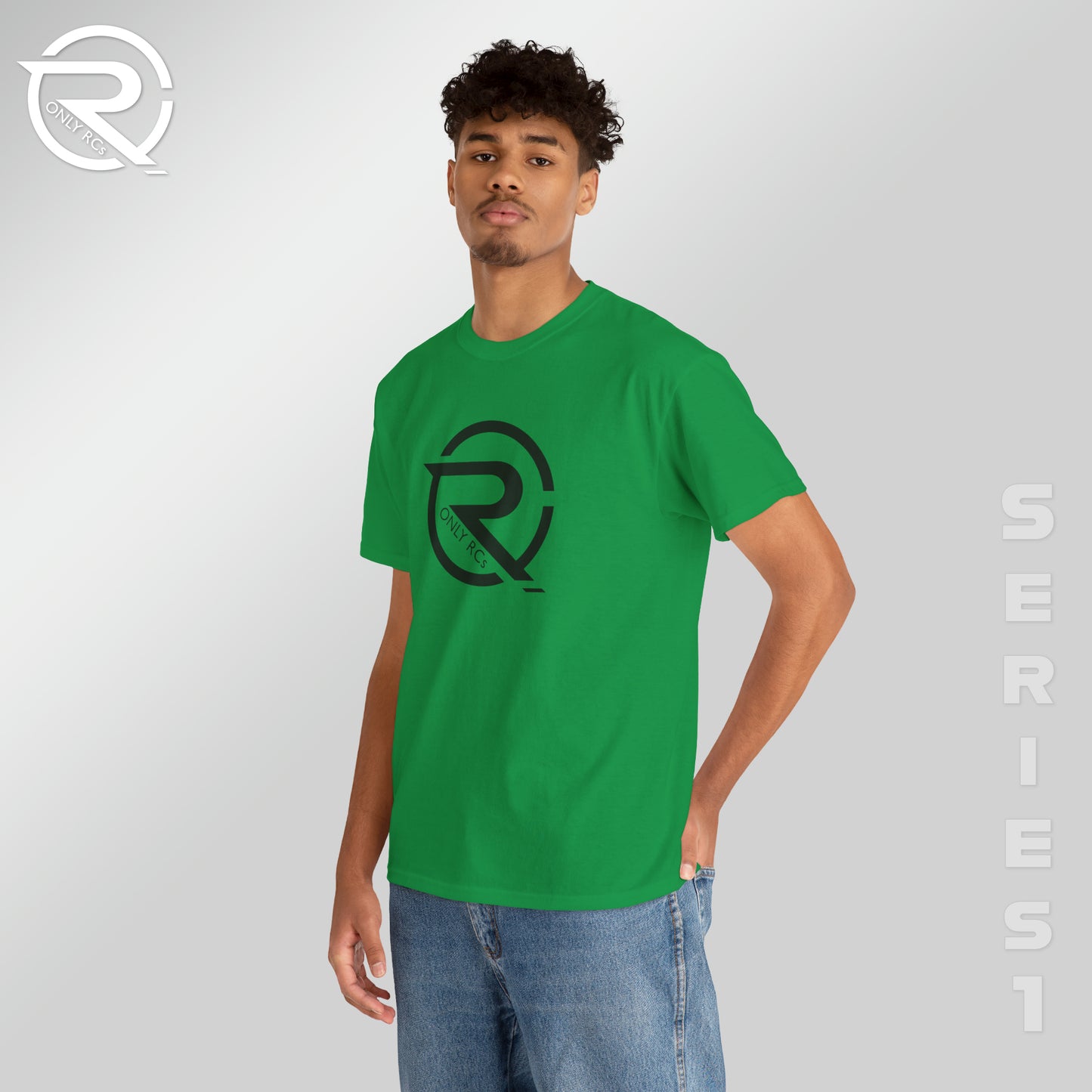 OnlyRCs - OnlyRCs Logo Front and Back Unisex Heavy Cotton Tee - Series 1