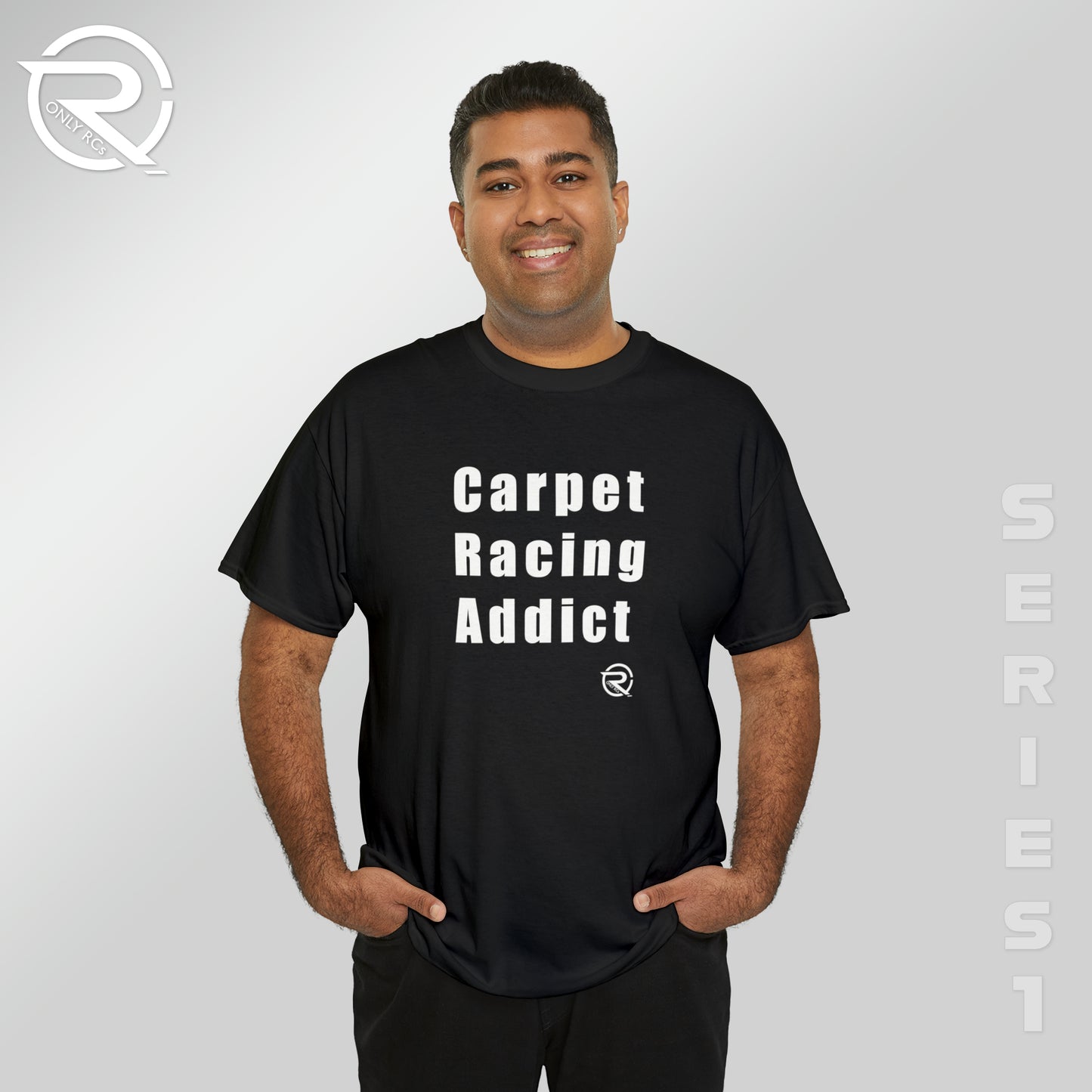 OnlyRCs - Carpet Racing Addict Heavy Cotton Tee - Series 1