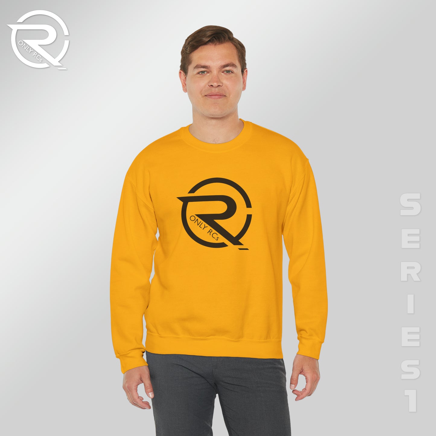 OnlyRCs - OnlyRCs Logo Front and Back Unisex Heavy Blend™ Crewneck Sweatshirt - Series 1