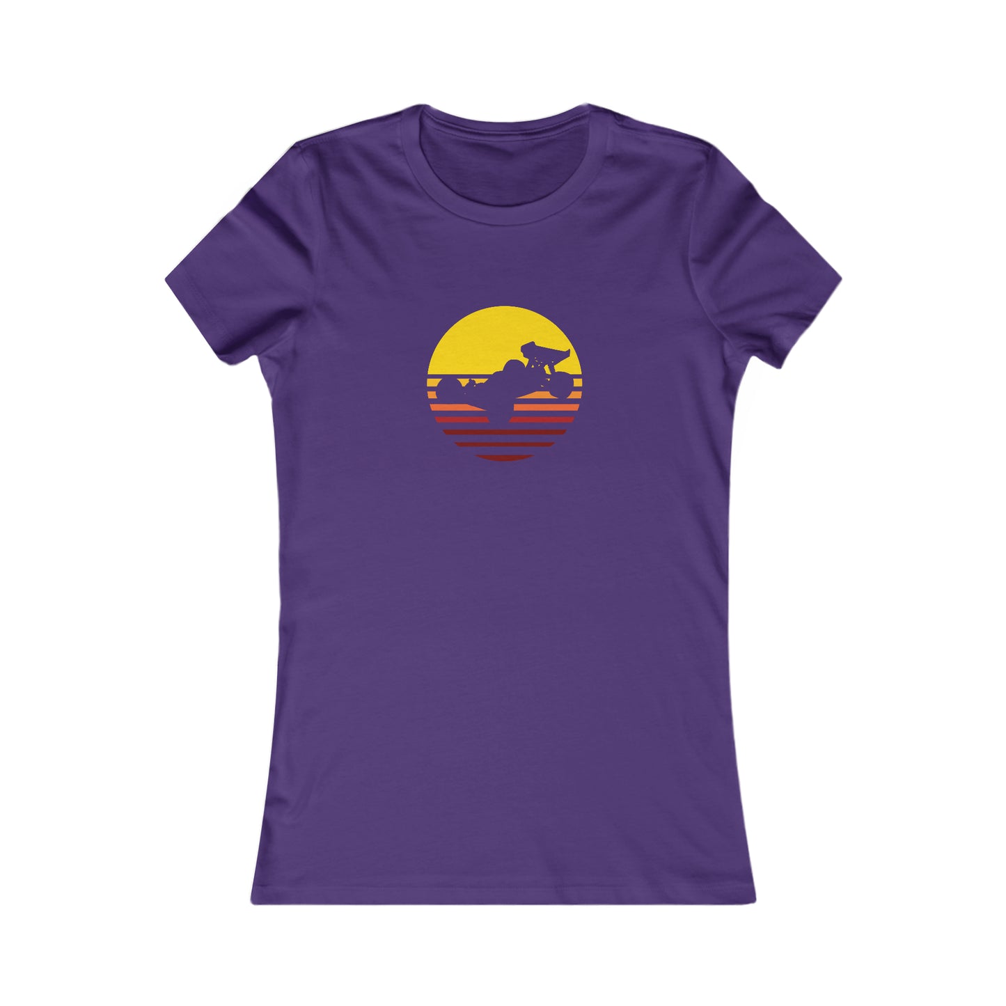 OnlyRCs - Women's Sunset Fade Buggy Silhouette Tee - Series 1