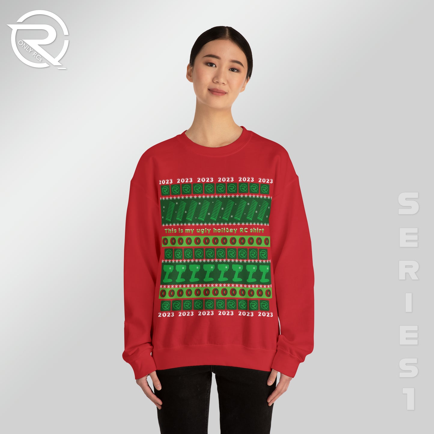 OnlyRCs - 2023 Ugly Holiday RC Unisex Heavy Blend™ Crewneck Sweatshirt - Series 1