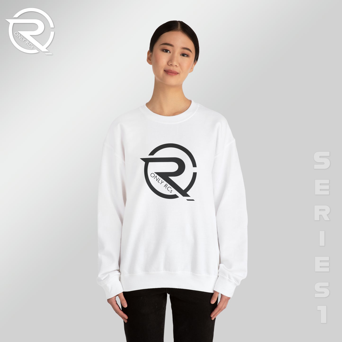 OnlyRCs - OnlyRCs Logo Front and Back Unisex Heavy Blend™ Crewneck Sweatshirt - Series 1