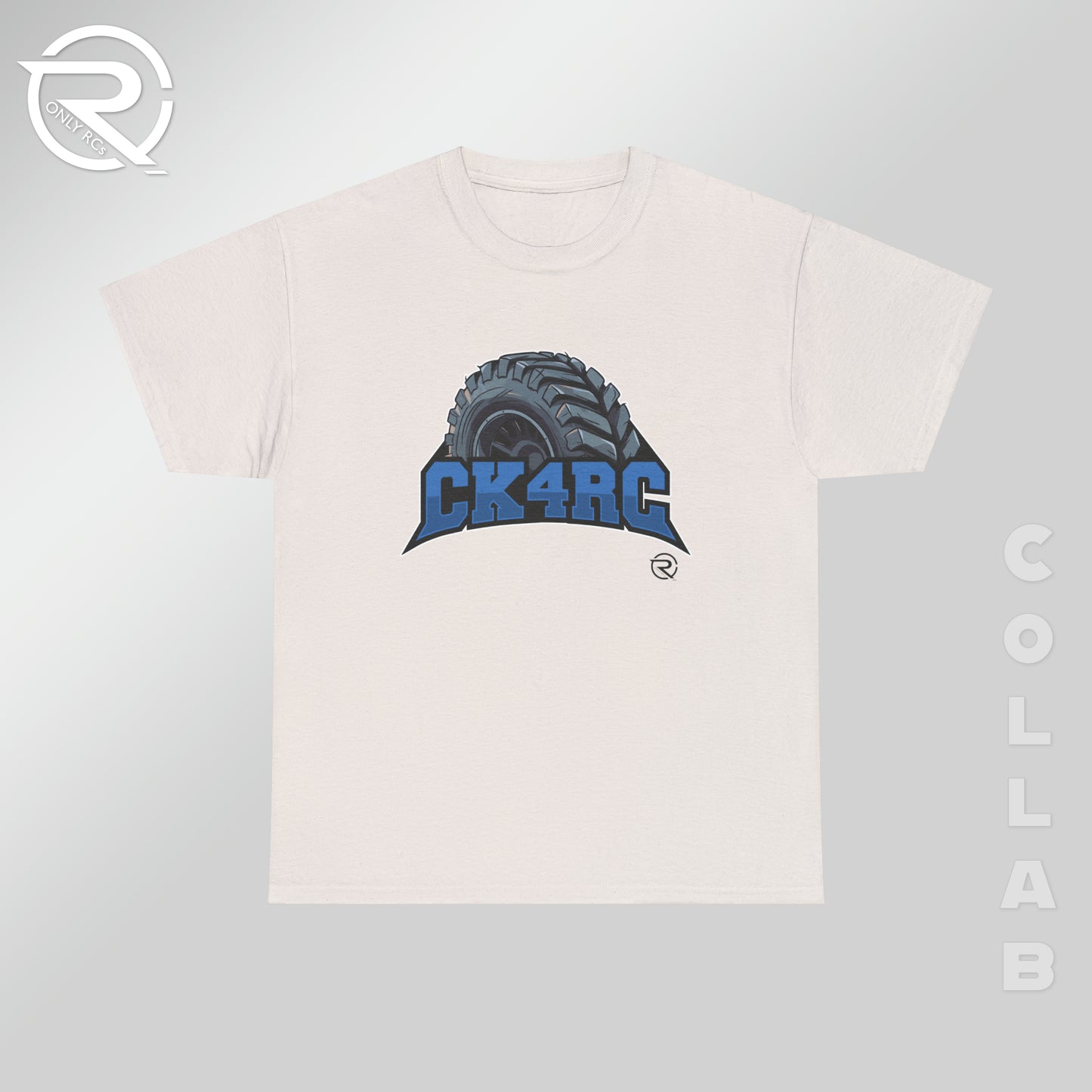 OnlyRCs - CK4RC Logo Heavy Cotton Tee - Collaboration