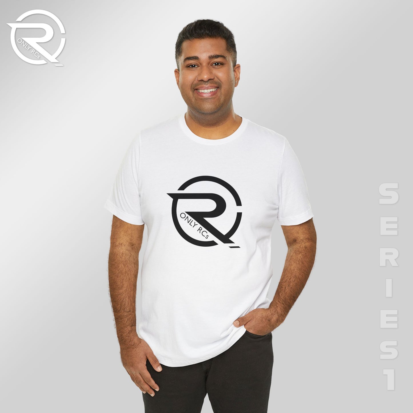 OnlyRCs - OnlyRCs Logo Front Only Unisex Short Sleeve Jersey Tee - Series 1