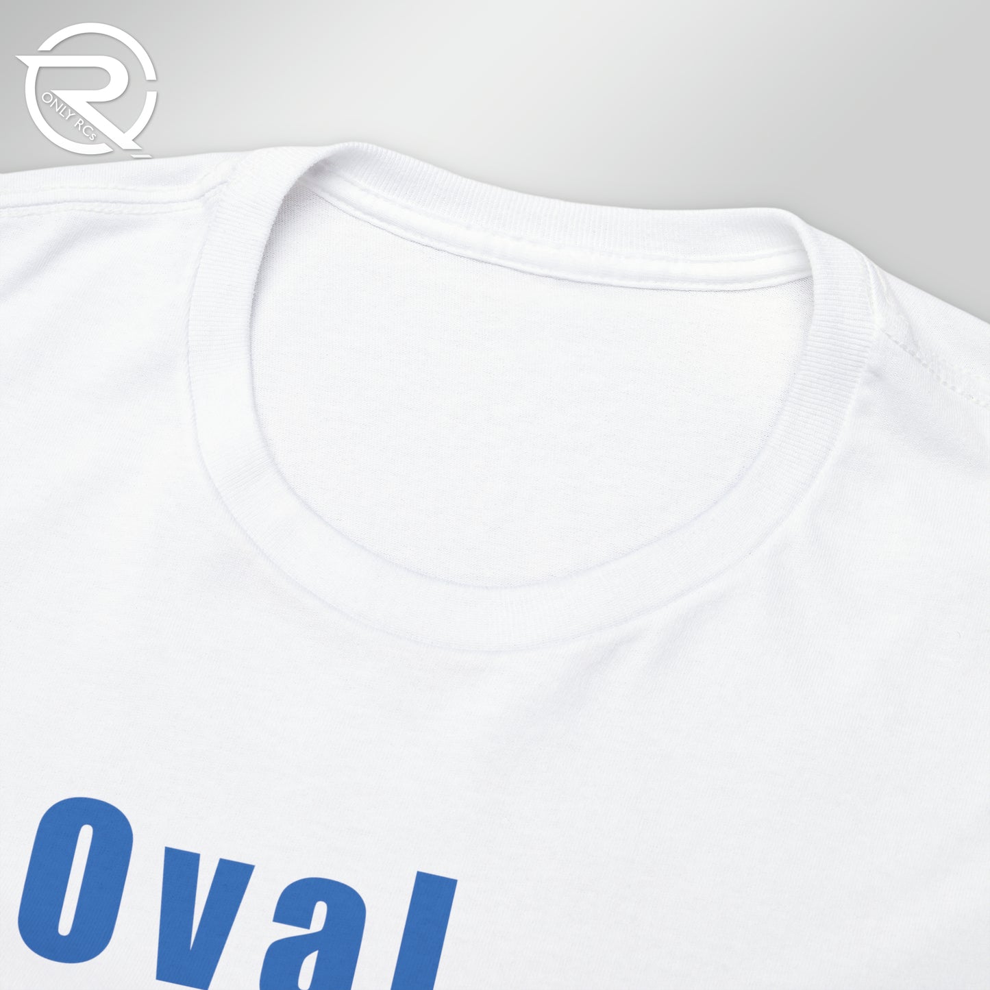 OnlyRCs - Oval Racing Addict Blue Heavy Cotton Tee - Series 1