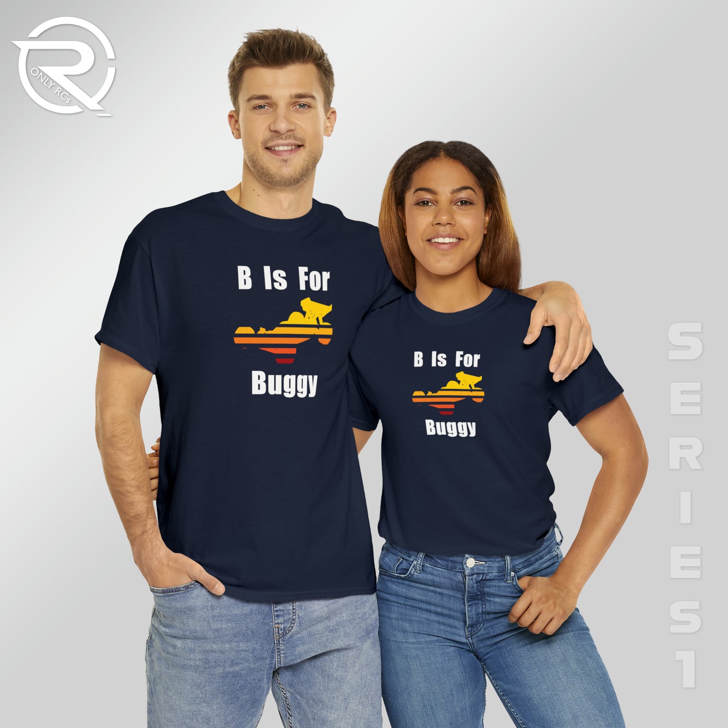 OnlyRCs - B Is For Buggy Heavy Cotton Tee - Series 1