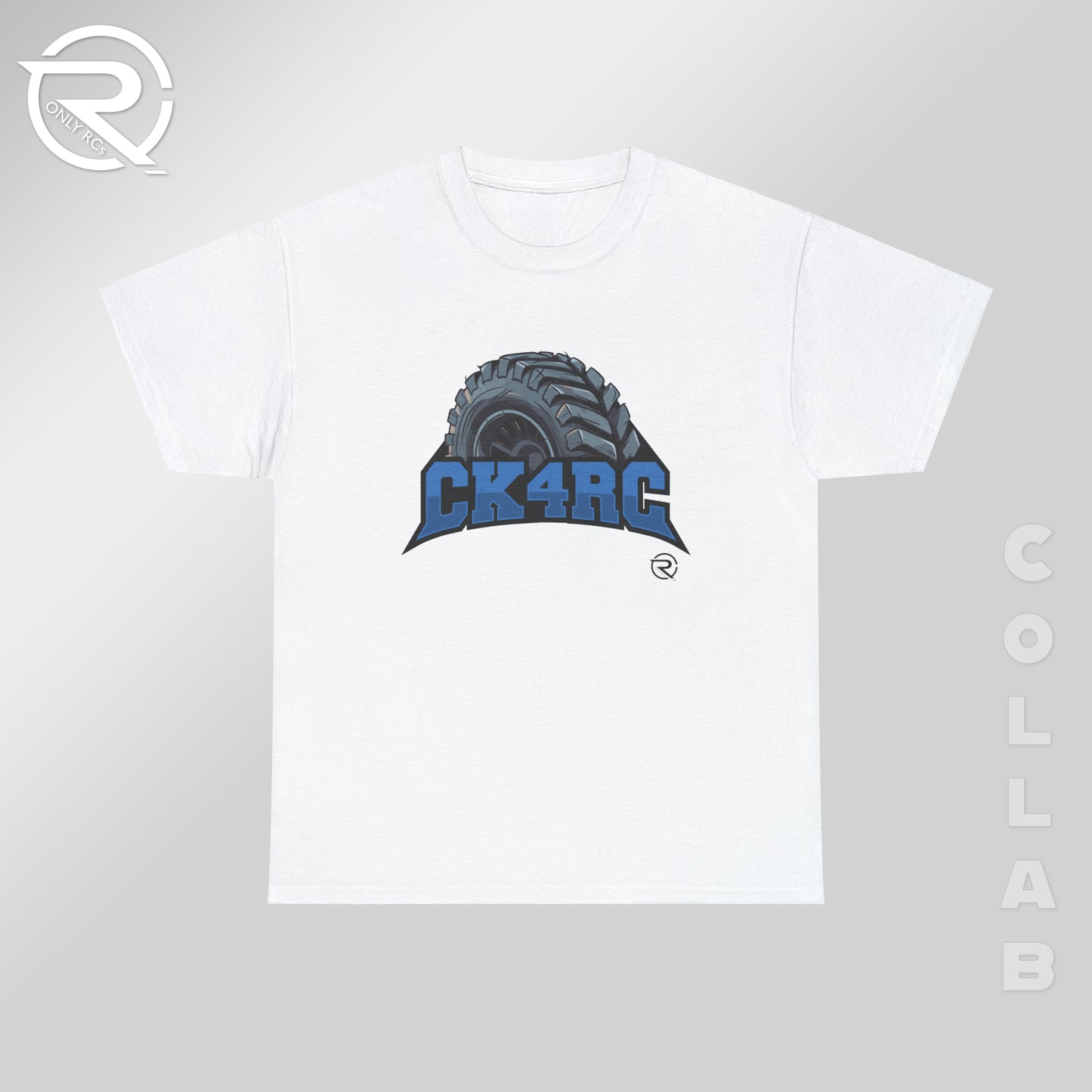 OnlyRCs - CK4RC Logo Heavy Cotton Tee - Collaboration