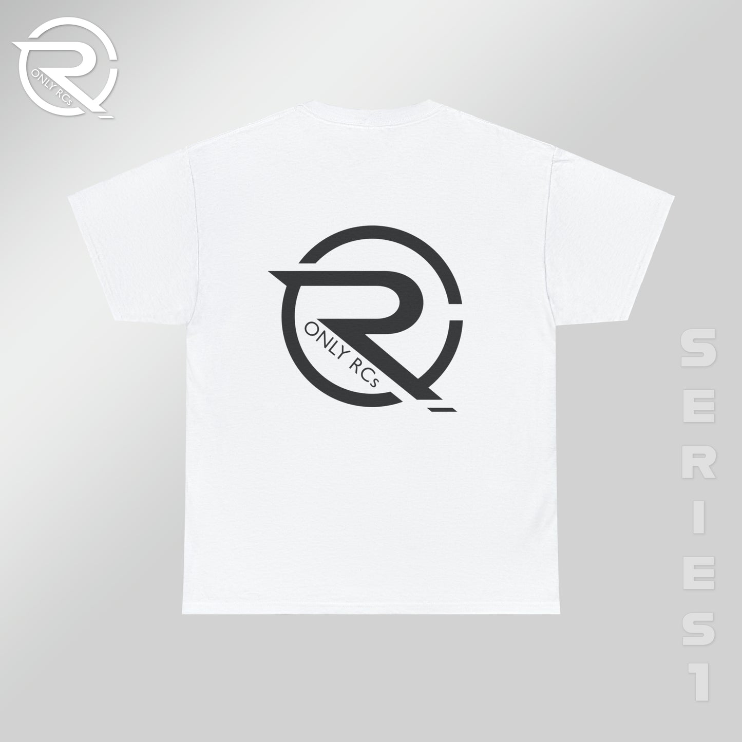 OnlyRCs - OnlyRCs Logo Front and Back Unisex Heavy Cotton Tee - Series 1