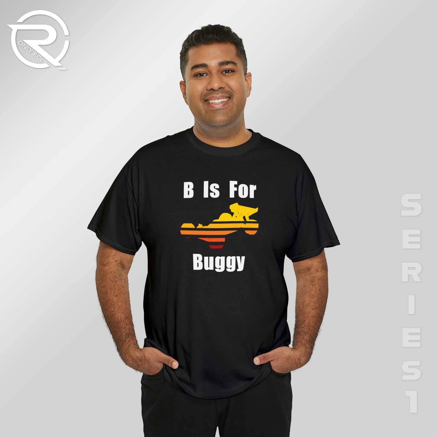 OnlyRCs - B Is For Buggy Heavy Cotton Tee - Series 1