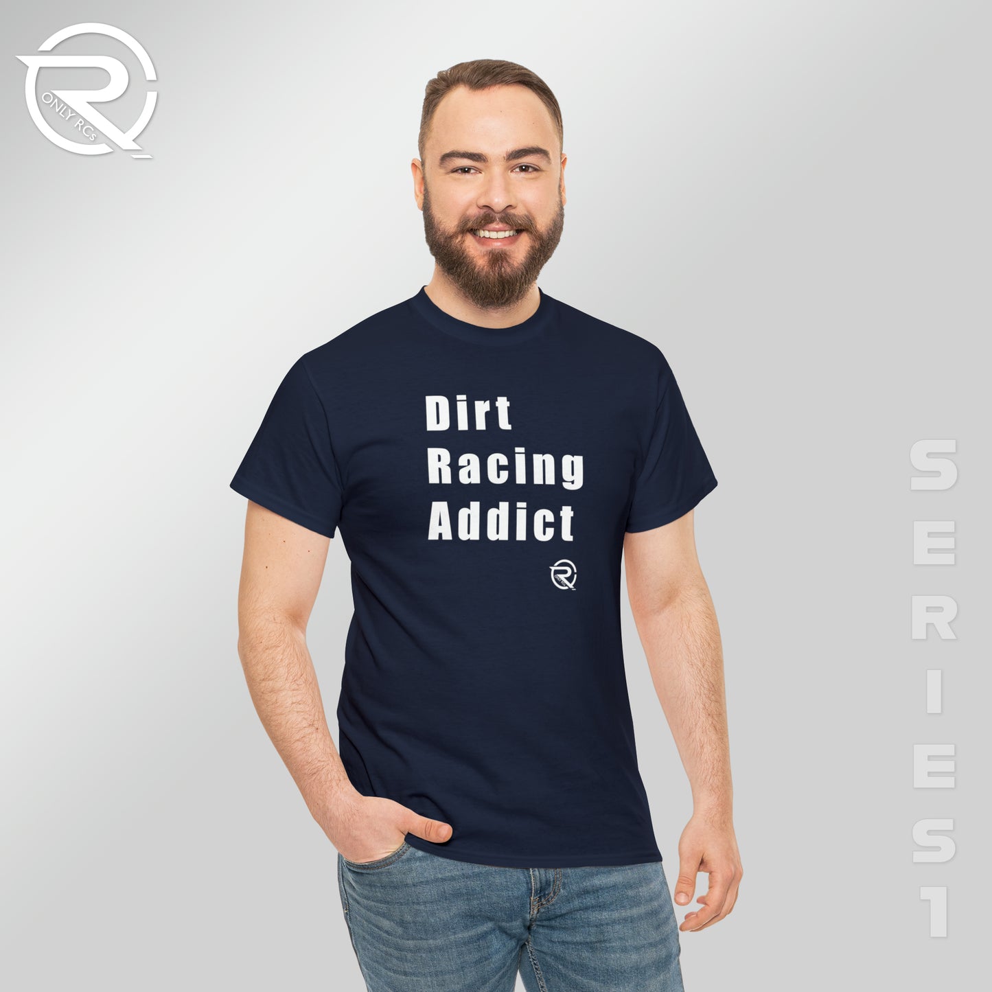 OnlyRCs - Dirt Racing Addict Heavy Cotton Tee - Series 1