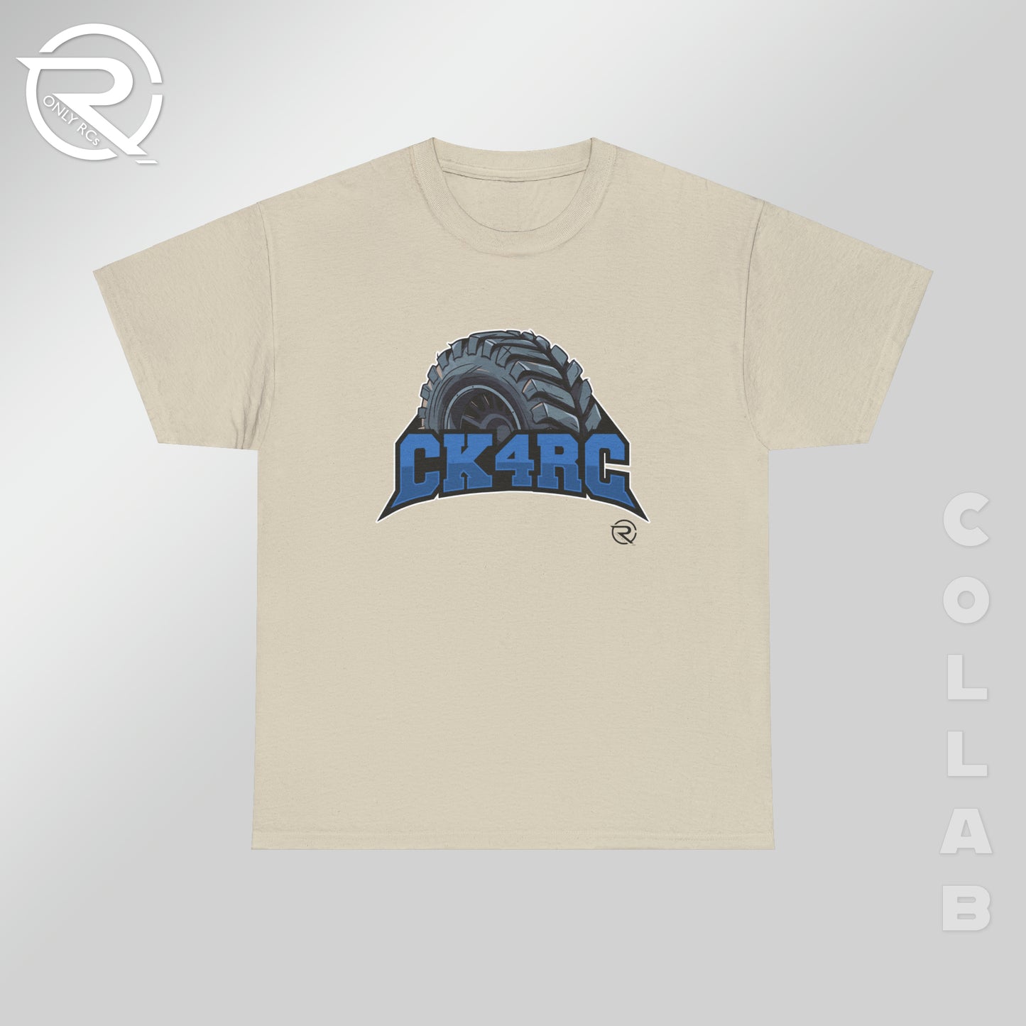 OnlyRCs - CK4RC Logo Heavy Cotton Tee - Collaboration