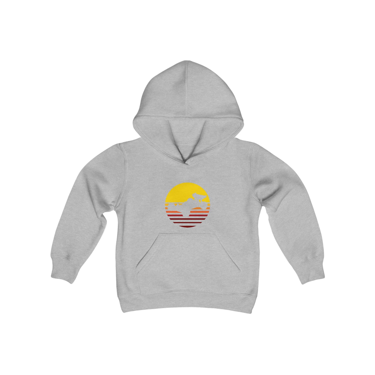 OnlyRCs - Youth Sunset Fade Buggy Heavy Blend Hooded Sweatshirt - Series 1