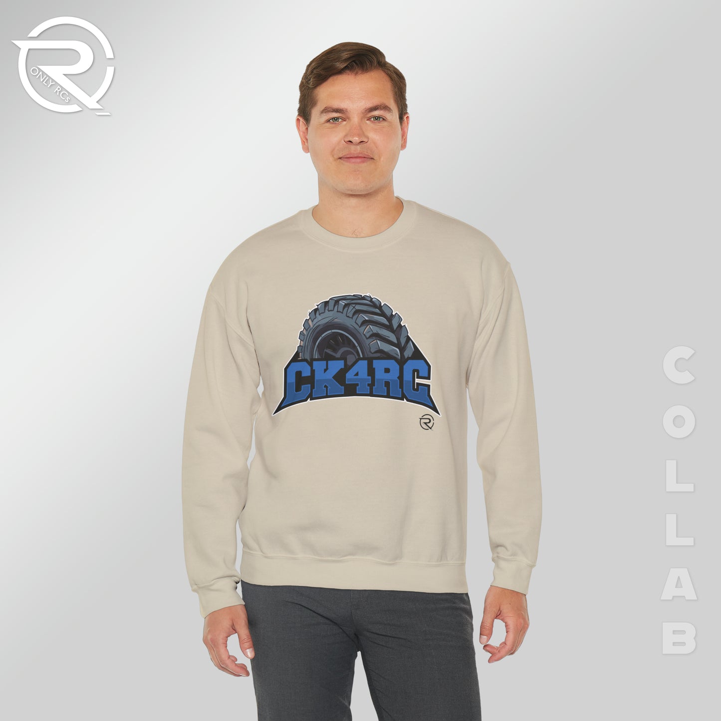 OnlyRCs - CK4RC Logo Unisex Heavy Blend™ Crewneck Sweatshirt - Collaboration