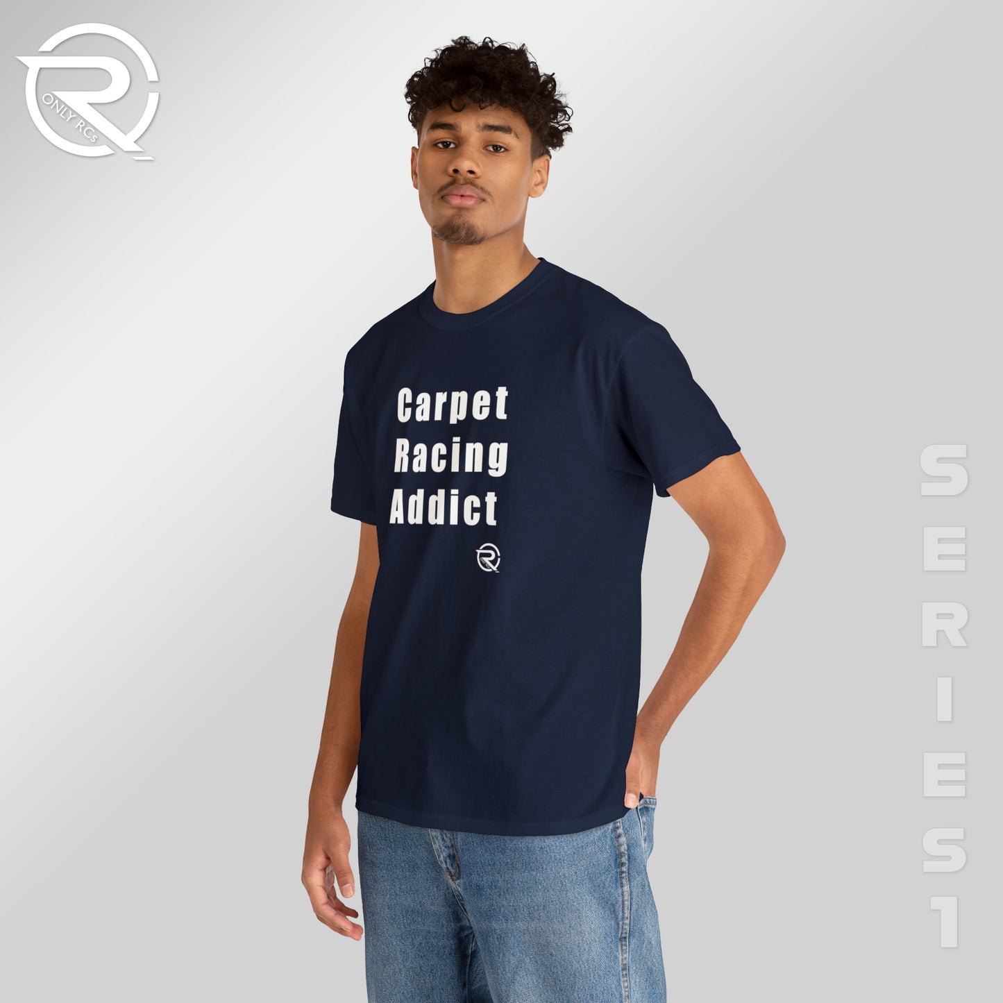 OnlyRCs - Carpet Racing Addict Heavy Cotton Tee - Series 1