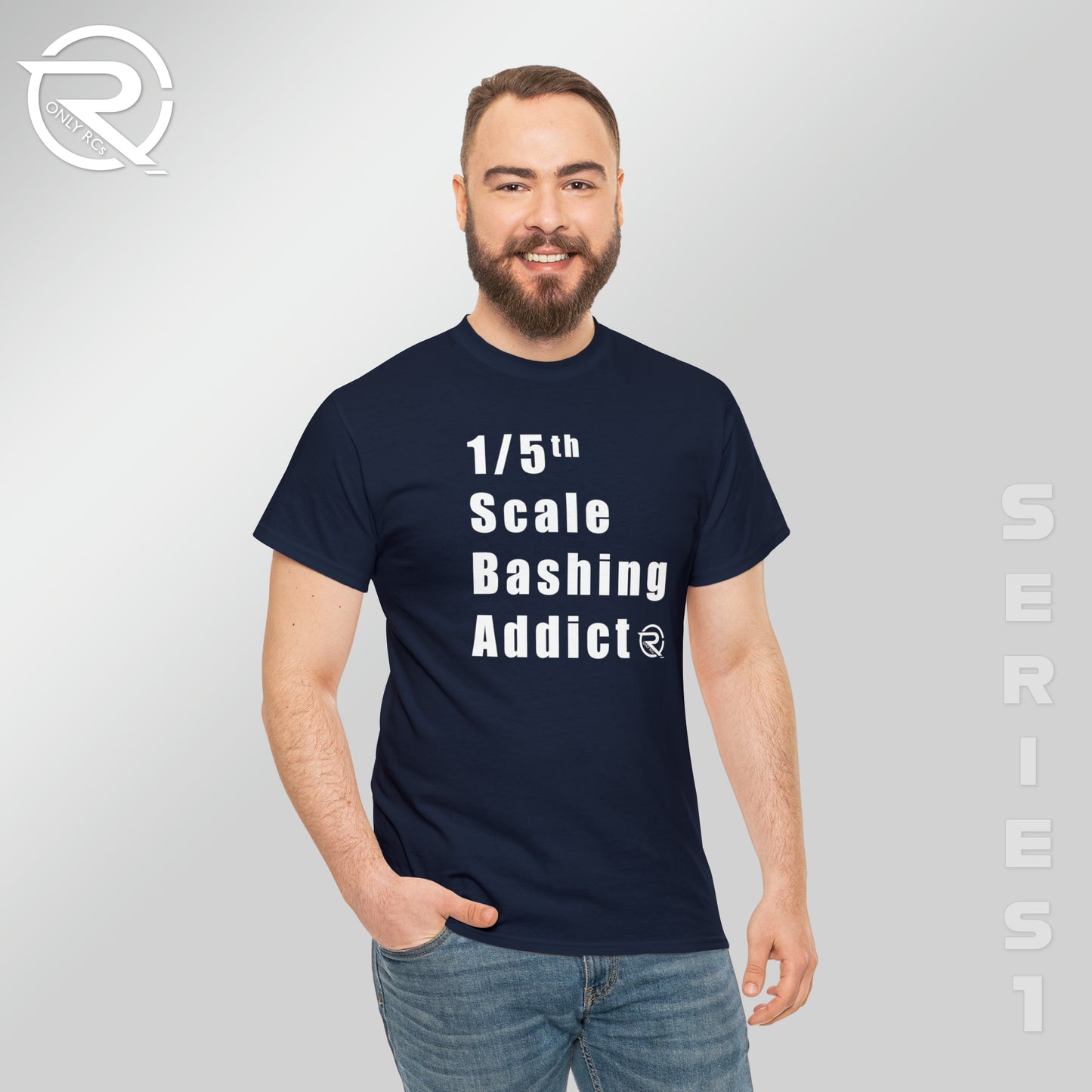 OnlyRCs - 1/5th Scale Bashing Addict Heavy Cotton Tee - Series 1