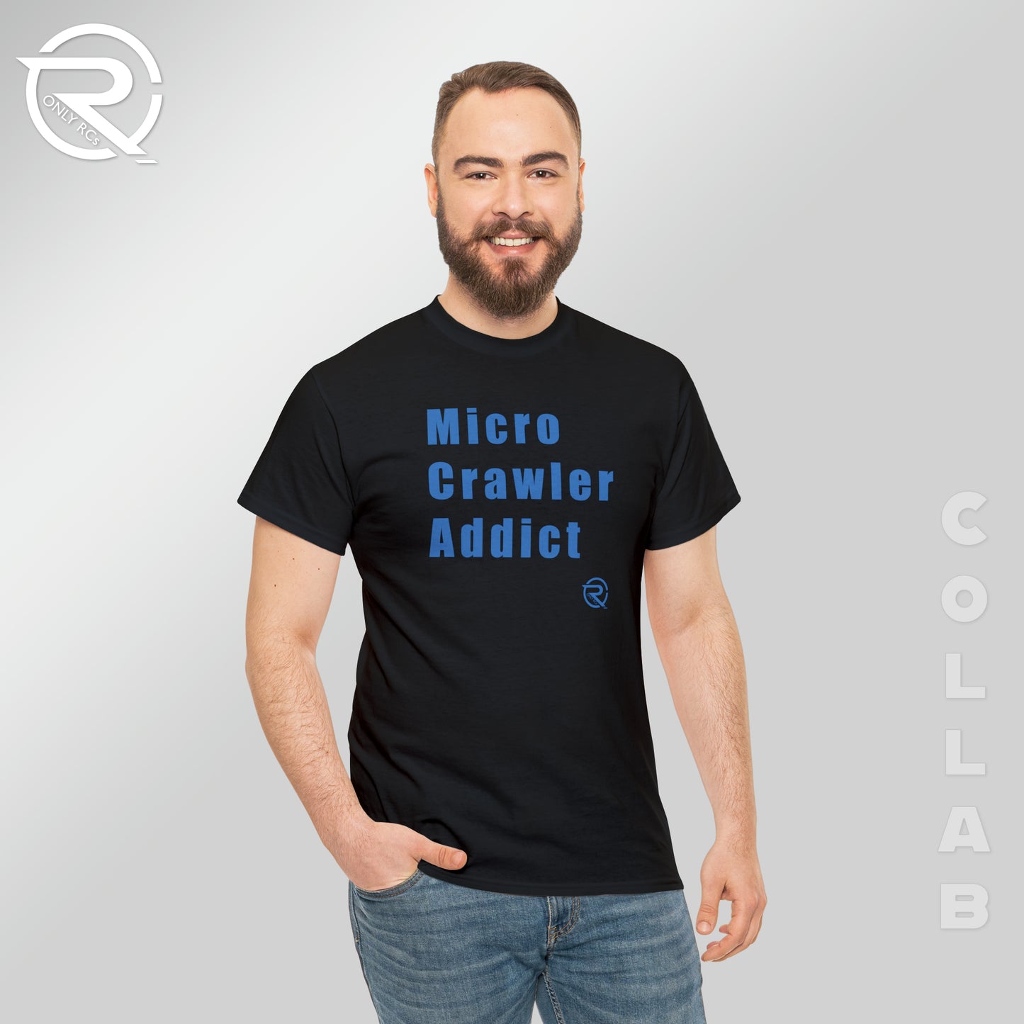 OnlyRCs - CK4RC Micro Crawler Addict Heavy Cotton Tee - Collaboration