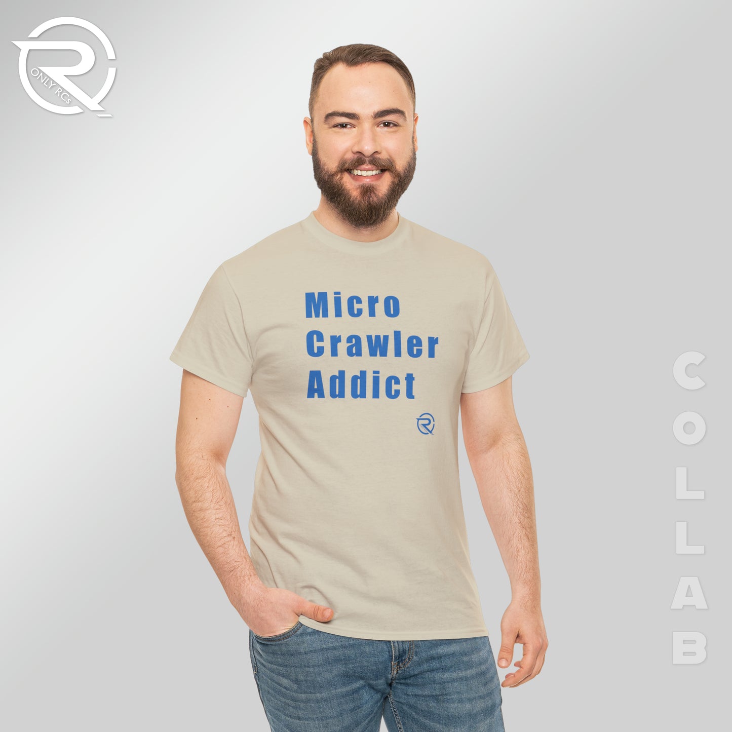 OnlyRCs - CK4RC Micro Crawler Addict Heavy Cotton Tee - Collaboration