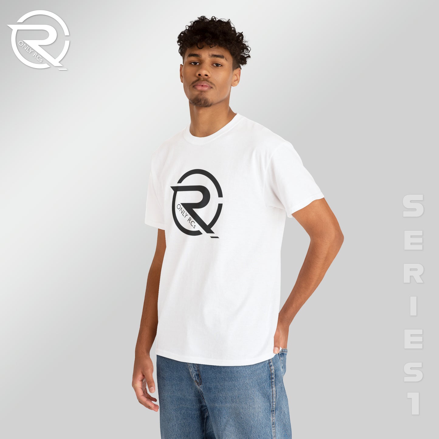 OnlyRCs - OnlyRCs Logo Front and Back Unisex Heavy Cotton Tee - Series 1