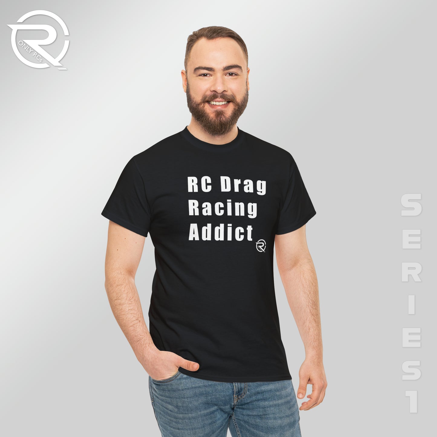 OnlyRCs - RC Drag Racing Addict Heavy Cotton Tee - Series 1