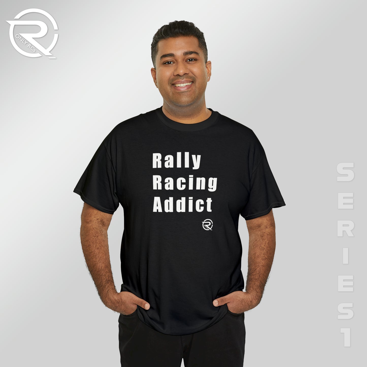 OnlyRCs - Rally Racing Addict Heavy Cotton Tee - Series 1