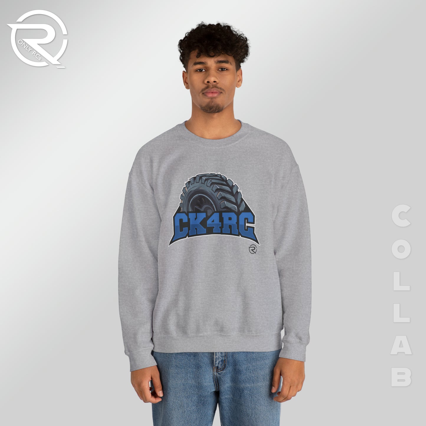 OnlyRCs - CK4RC Logo Unisex Heavy Blend™ Crewneck Sweatshirt - Collaboration