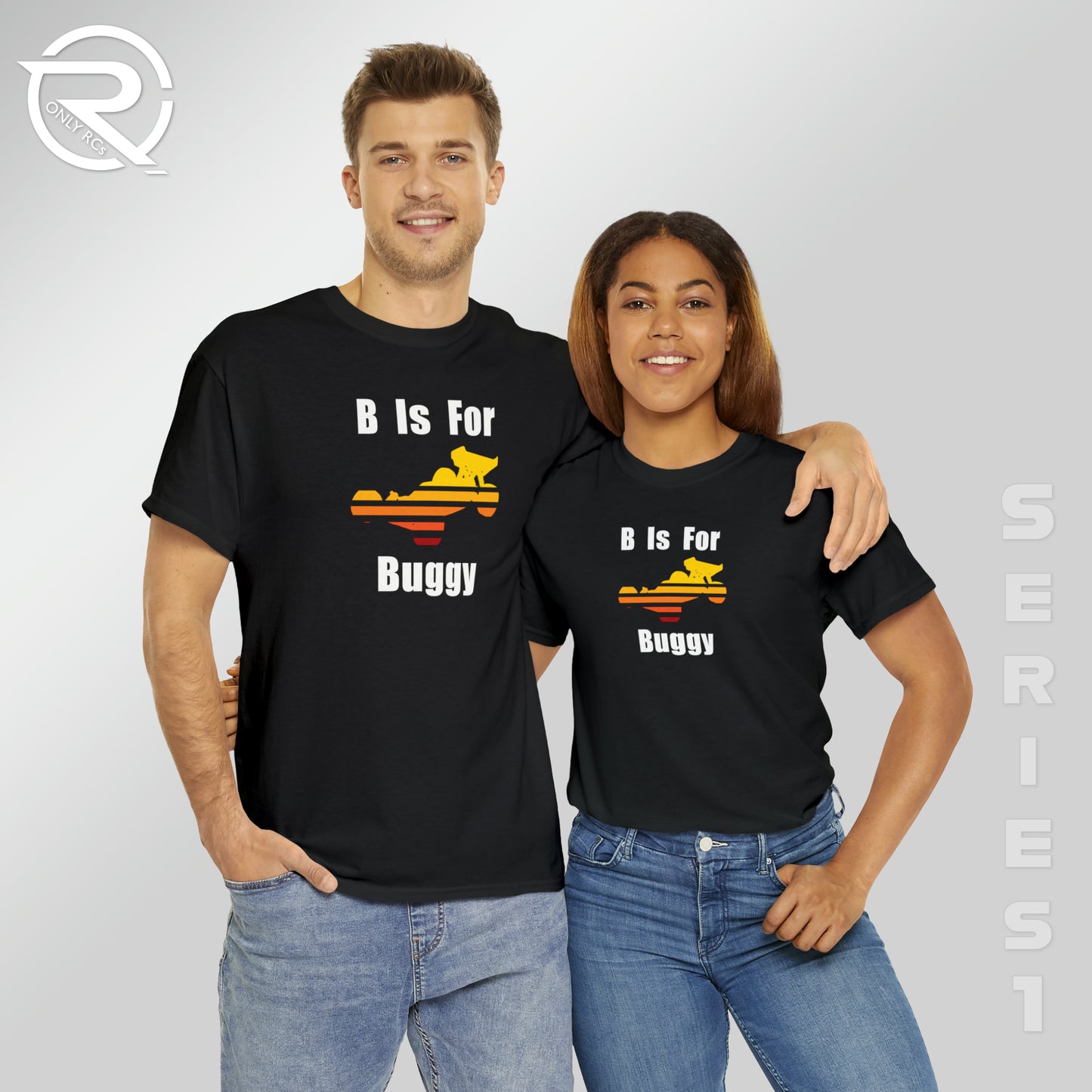 OnlyRCs - B Is For Buggy Heavy Cotton Tee - Series 1