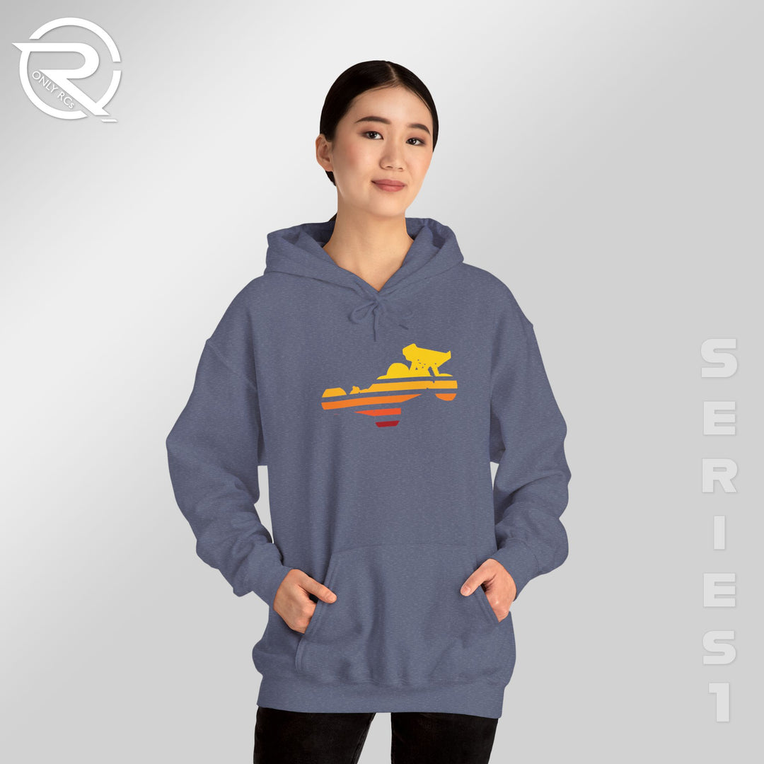 OnlyRCs - Sunset Fade Buggy Unisex Heavy Blend™ Hooded Sweatshirt - Series 1