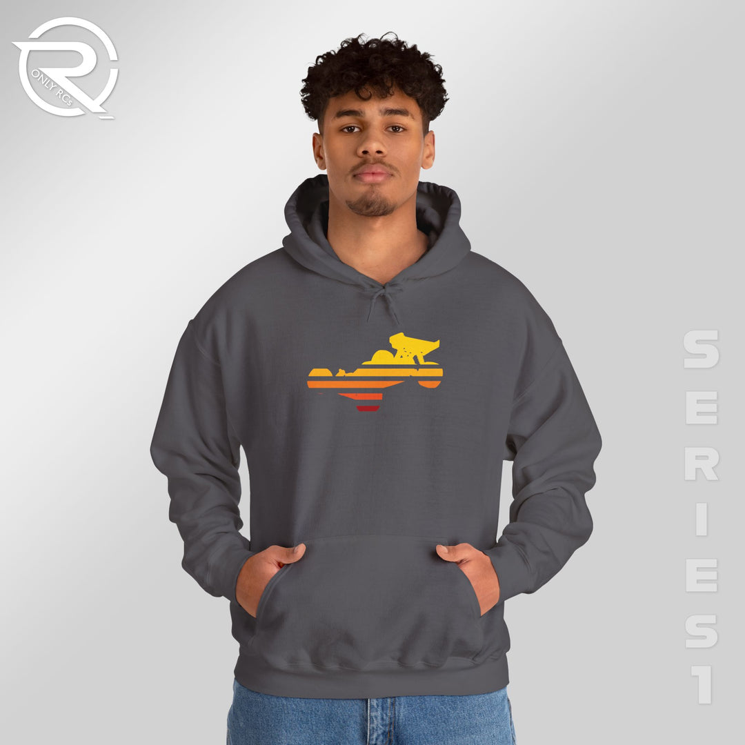 OnlyRCs - Sunset Fade Buggy Unisex Heavy Blend™ Hooded Sweatshirt - Series 1