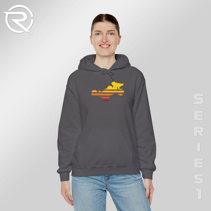 OnlyRCs - Sunset Fade Buggy Unisex Heavy Blend™ Hooded Sweatshirt - Series 1