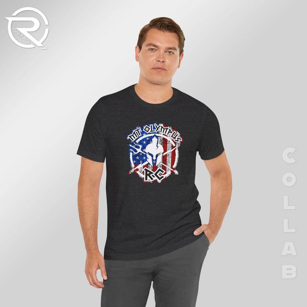 OnlyRCs - Mt. Olympus Patriotic Graphic Tee - Jersey Short Sleeve Collaboration
