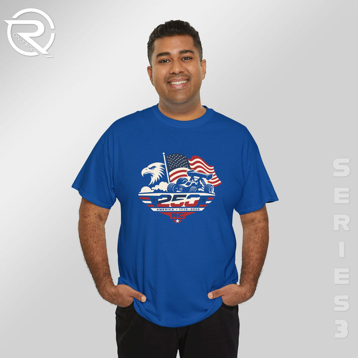 250th Anniversary Patriotic RC Racing Gildan T-Shirt