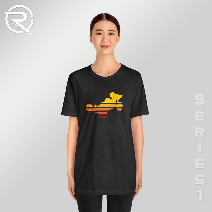 OnlyRCs - Buggy Sunset Fade Unisex Jersey Short Sleeve Tee - Series 1