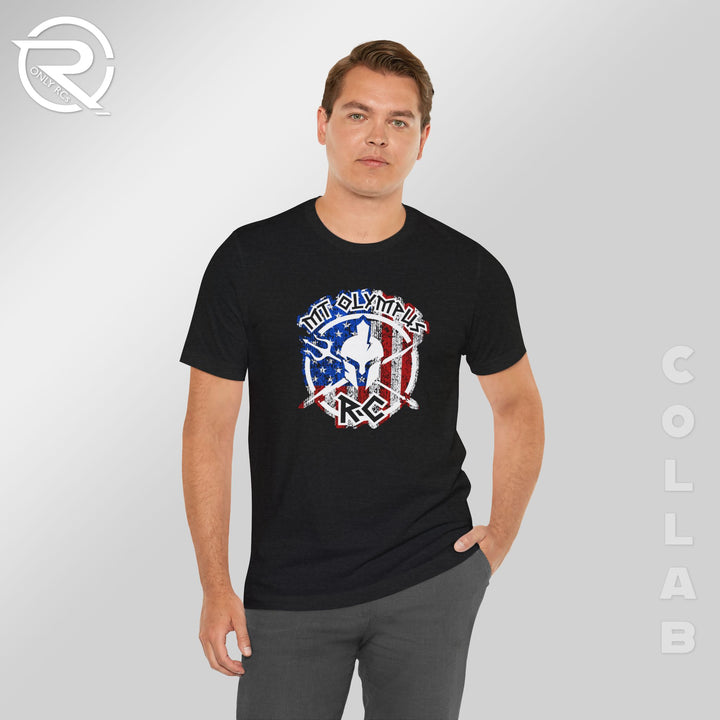 OnlyRCs - Mt. Olympus Patriotic Graphic Tee - Jersey Short Sleeve Collaboration