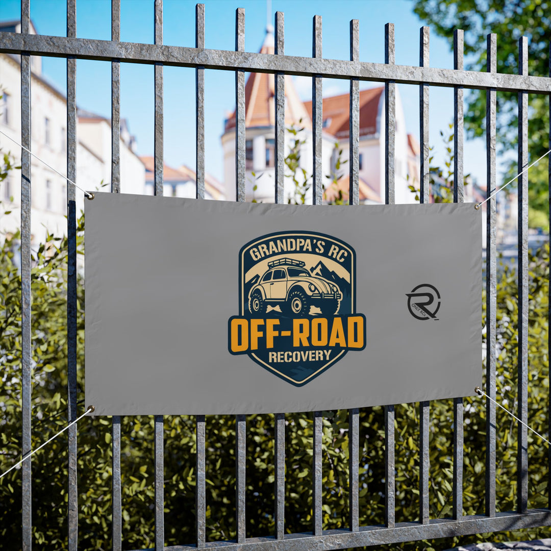 OnlyRCs - Grandpa's RC Recovery Vinyl Banner - Collaboration