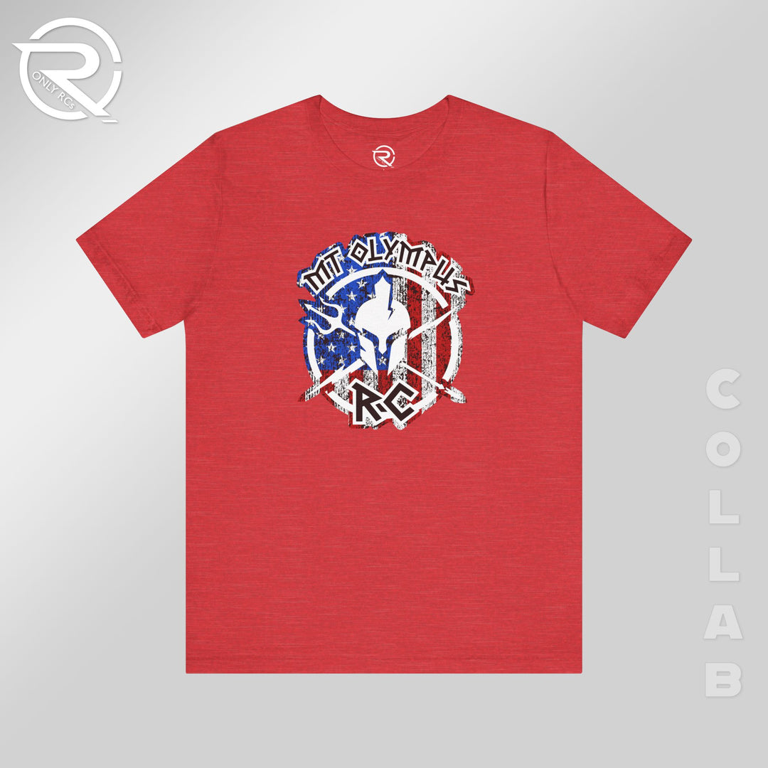 OnlyRCs - Mt. Olympus Patriotic Graphic Tee - Jersey Short Sleeve Collaboration
