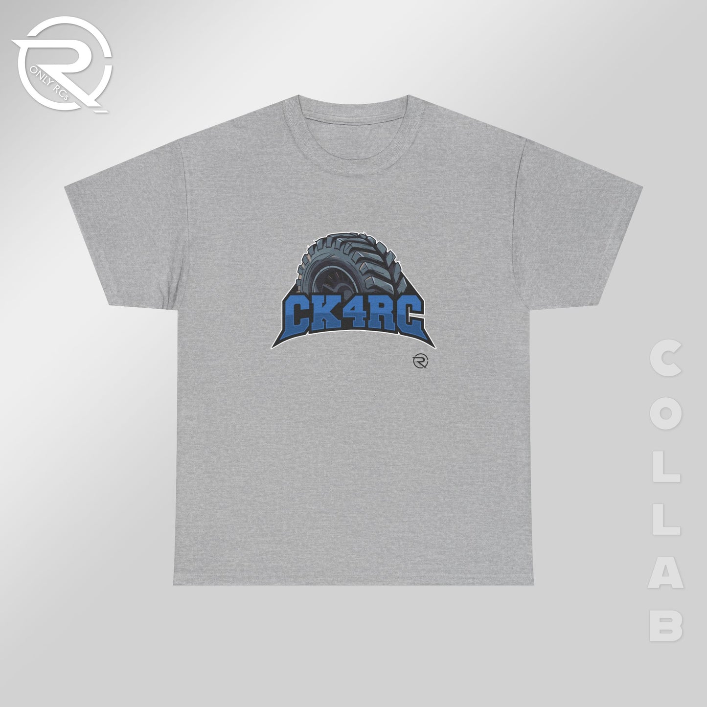 OnlyRCs - CK4RC Logo Heavy Cotton Tee - Collaboration
