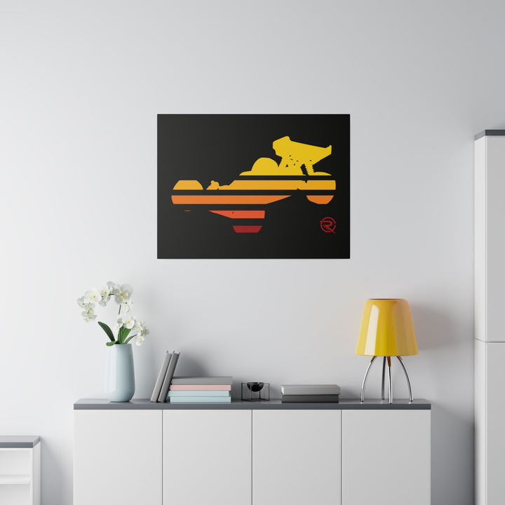 OnlyRCs - Sunset Fade Buggy on Matte Canvas, Stretched, 0.75" - Series 1