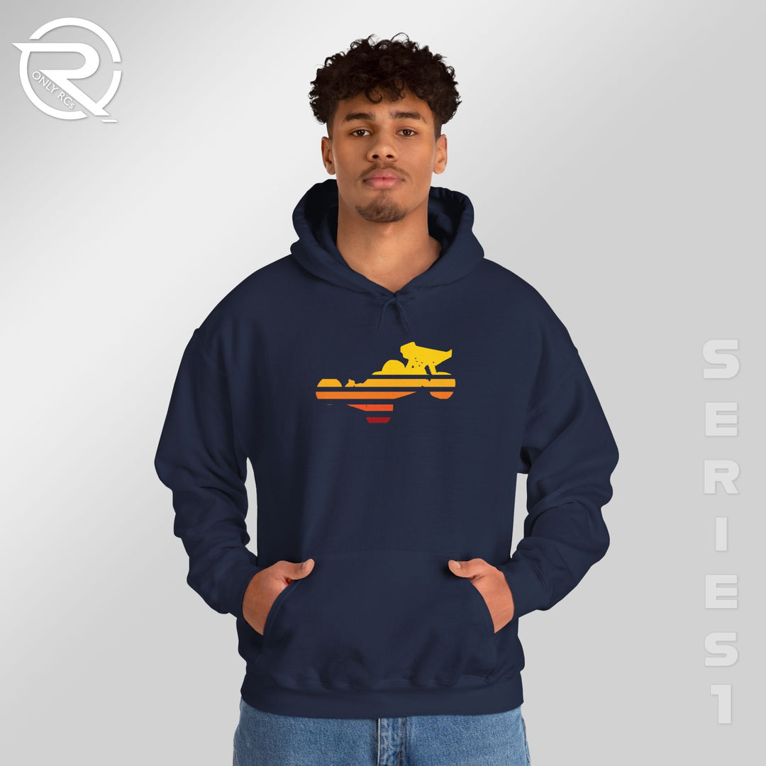 OnlyRCs - Sunset Fade Buggy Unisex Heavy Blend™ Hooded Sweatshirt - Series 1