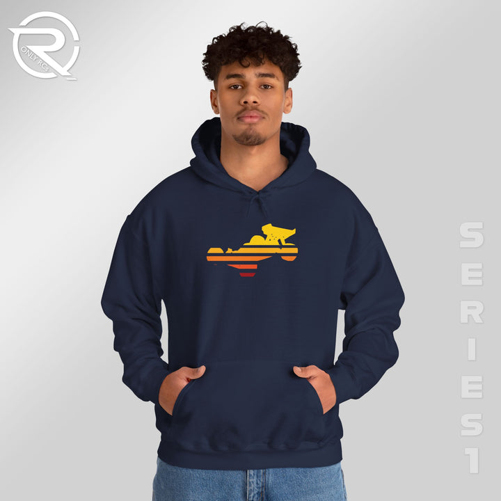 OnlyRCs - Sunset Fade Buggy Unisex Heavy Blend™ Hooded Sweatshirt - Series 1