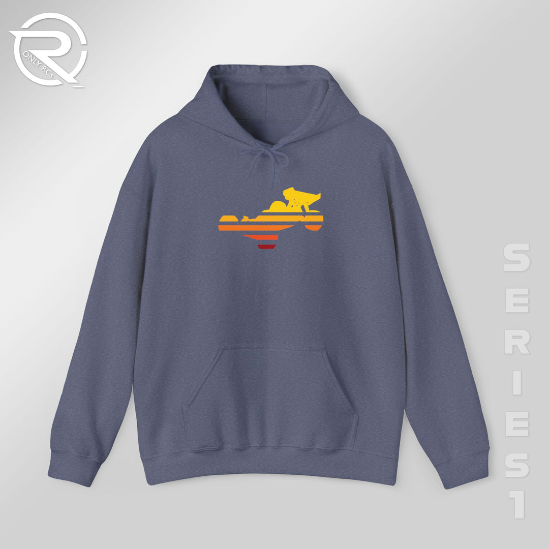 OnlyRCs - Sunset Fade Buggy Unisex Heavy Blend™ Hooded Sweatshirt - Series 1