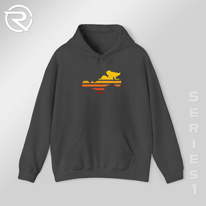OnlyRCs - Sunset Fade Buggy Unisex Heavy Blend™ Hooded Sweatshirt - Series 1