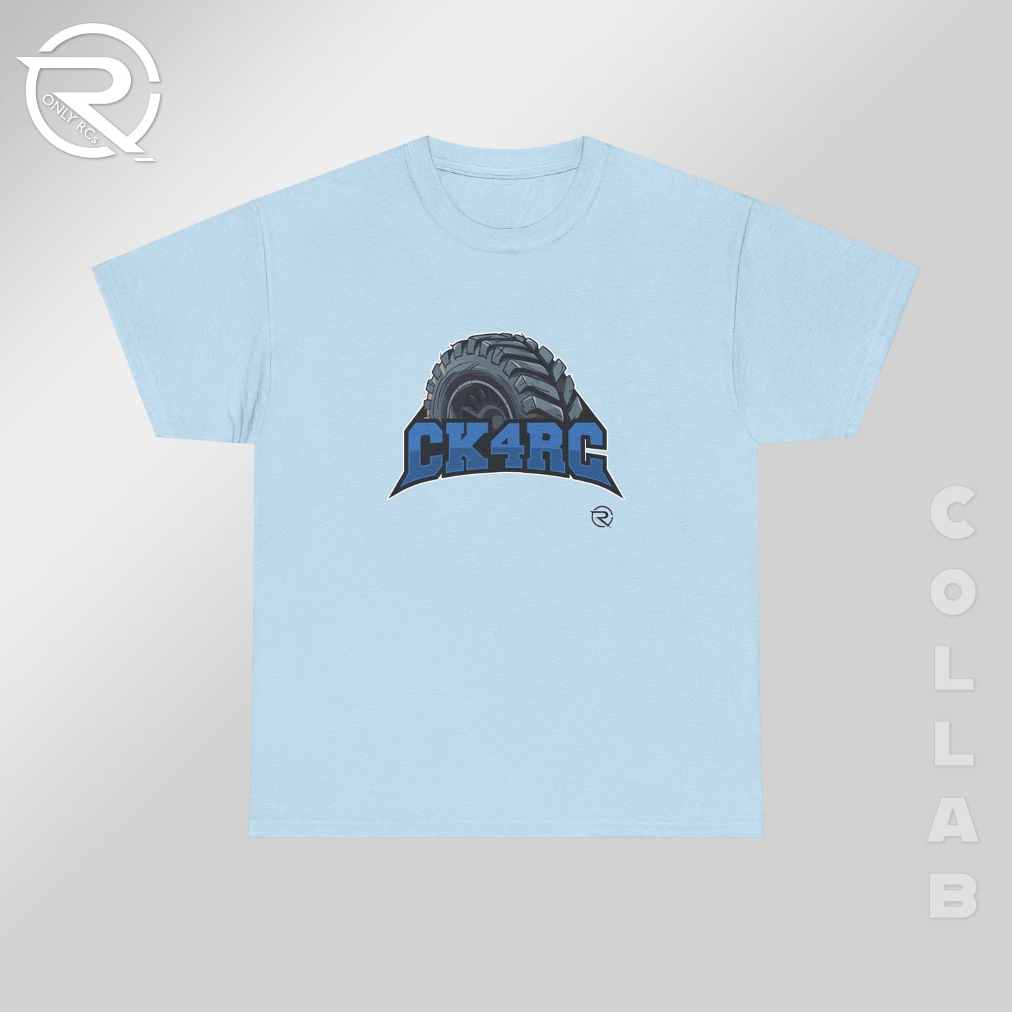 OnlyRCs - CK4RC Logo Heavy Cotton Tee - Collaboration