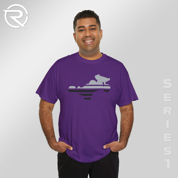 OnlyRCs - Buggy Black and Gray Fade Heavy Cotton Tee - Series 1